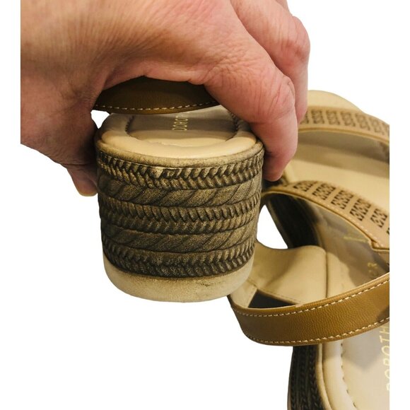 Wedge Heel Summer Sandals Dorothy Gaynor Mexico Size 25 (Size 7) - Picture 8 of 16